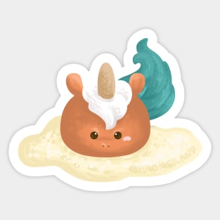 Unicorn Sunny Side Egg Sticker